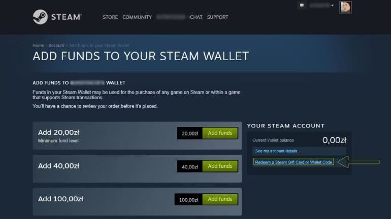 آموزش فعال سازی گیفت کارت استیم