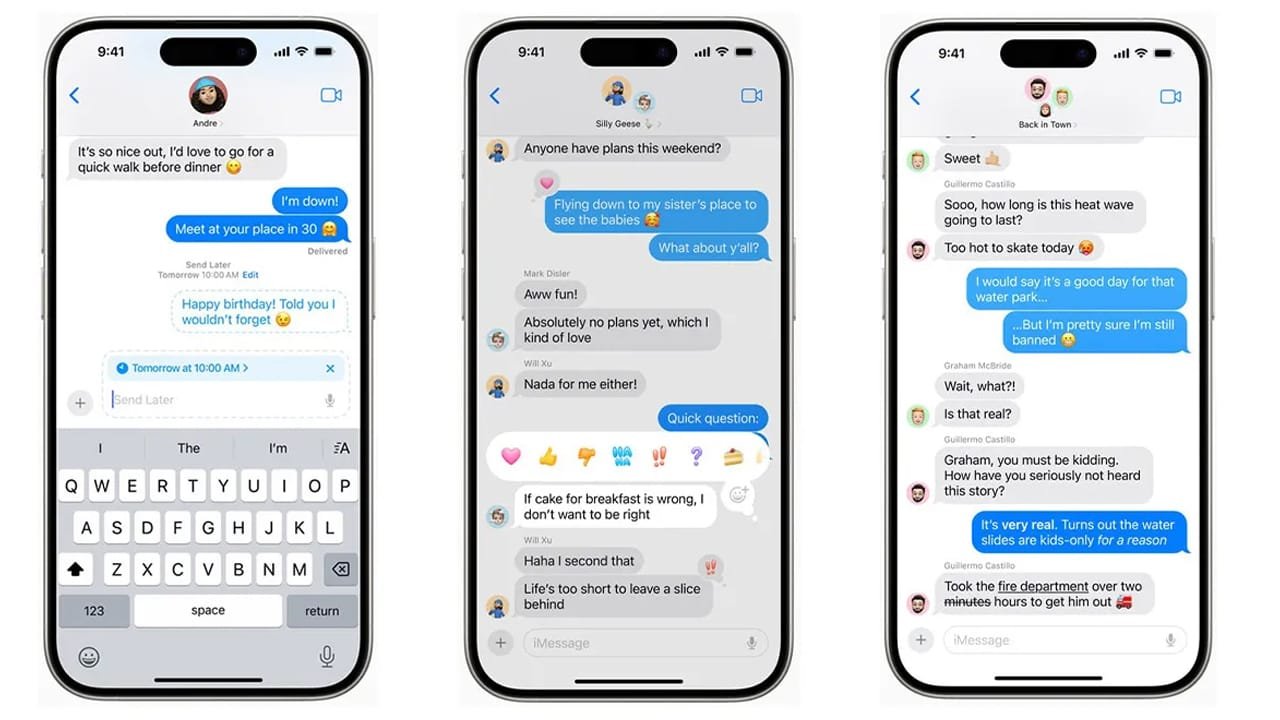 iMessage ios 18