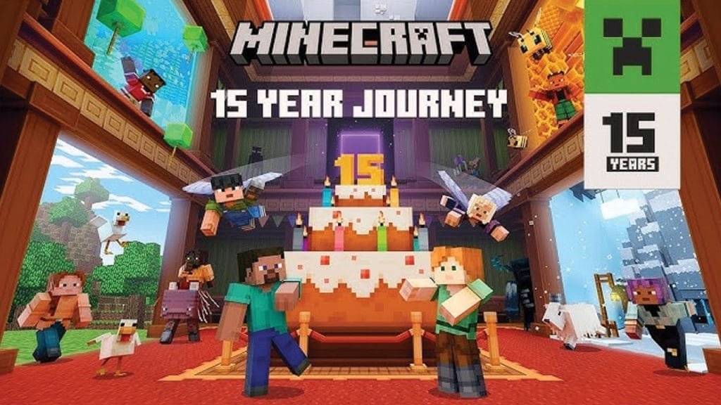پوستر خبر 15 سالگی ماینکرفت