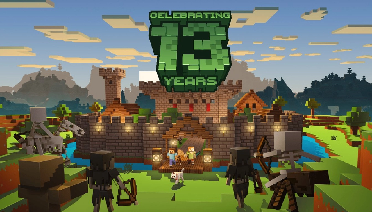 سیزده سالگی ماینکرفت