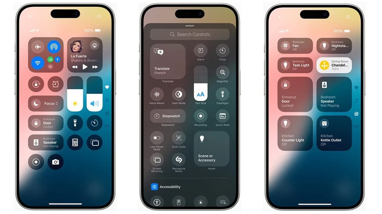 ios 18 control center