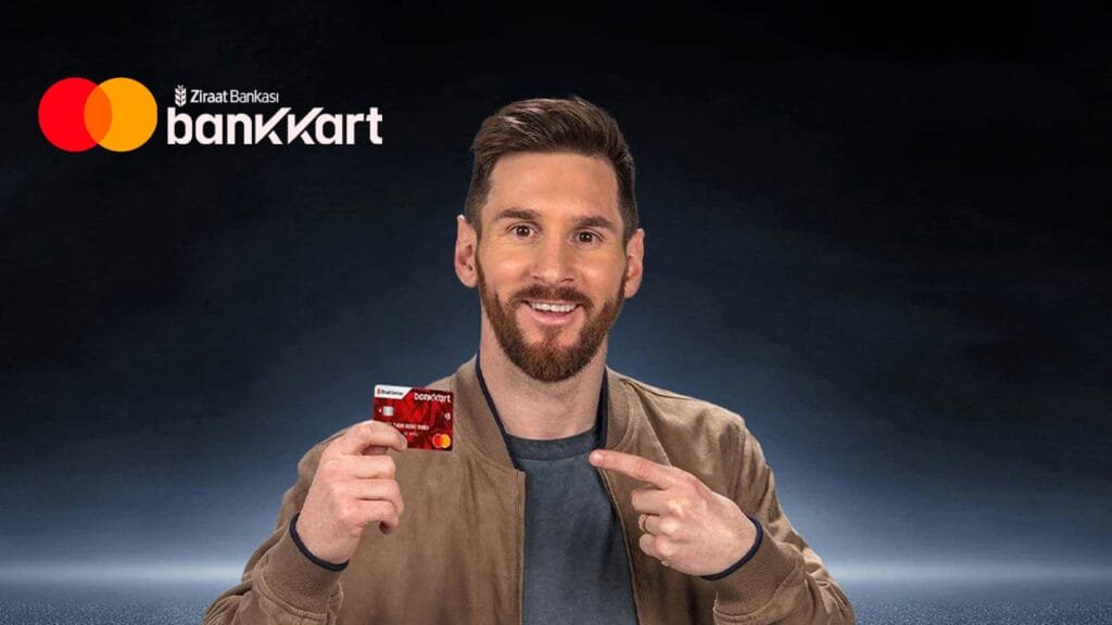 مسی نماینده مستر کارت در زراعت بانک ترکیه شد