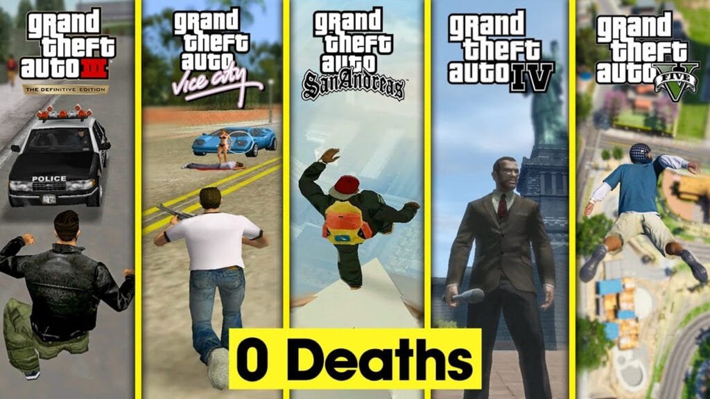 تمام کردن GTA بدون مرگ